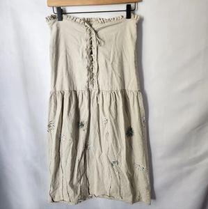 Urban Outfitters • Floral Linen Dress